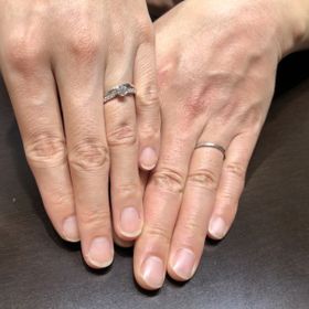 【TRECENTI(トレセンテ)の口コミ】 トレセンテにしかないフローラのデザインが可愛くて、婚約指輪を買うなら…