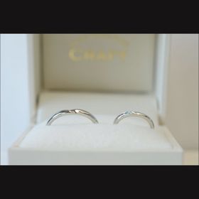 【CRAFY(クラフィ)の口コミ】 2人でデザイン考えて作れるオーダー結婚指輪だった為CRAFYさんに決めまし…