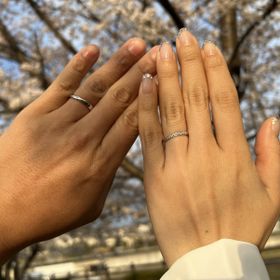 【宝寿堂(ほうじゅどう)の口コミ】 指輪のデザインがとてもスタイリッシュかつ綺麗で、とても指に馴染んで、…