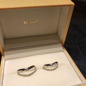 【ケイウノ ブライダル(K.UNO BRIDAL)の口コミ】 指に合っている物を探しまわっていて、3件目くらいで、これ！ってなりまし…