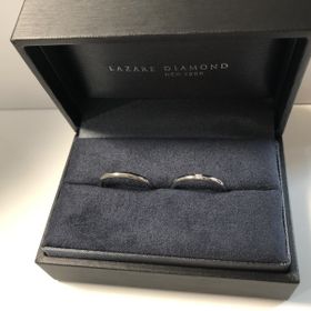 【ラザール ダイヤモンド(LAZARE DIAMOND)の口コミ】 彼が婚約指輪をこちらで購入し、とても素敵だったため、結婚指輪もこちら…