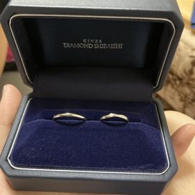 【銀座ダイヤモンドシライシの口コミ】 元々シンプルなものが好きで、見ていたらシンプルではありますが、プラチ…