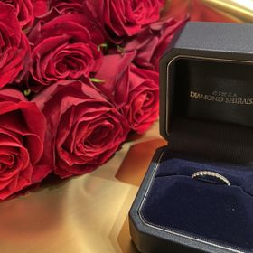 【銀座ダイヤモンドシライシの口コミ】 指輪のデザインが多く、なによりもダイヤモンドがとても綺麗でした。鍛造…