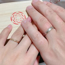 【出雲結(いずもゆい)の口コミ】 来店前に、サンプルリングを請求させていただき、家で2人でじっくり見たと…