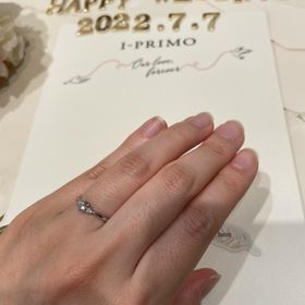 【アイプリモ(I-PRIMO)の口コミ】 ネットを見た時に花言葉やそのリングにまつわる言葉の意味に惹かれました…