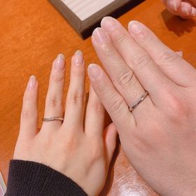 【TRECENTI(トレセンテ)の口コミ】 自分の手の形に合った指輪を提案してくれました。自分は水掻きが少ない手…