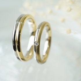 【renri(レンリ)の口コミ】 オーダーメイドで希望が叶ったこと。
指輪は【ゴールドとプラチナのコンビ…