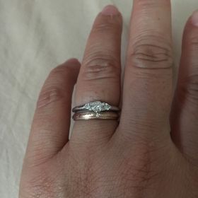 【STAR JEWELRY(スタージュエリー)の口コミ】 ピンクゴールド、ミル打ち、ダイヤモンド入り、この3つの条件で探し、ぴっ…