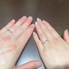 【TRECENTI(トレセンテ)の口コミ】 結婚指輪の着け心地がとても良く感動しました。いままで、テレビのCMや広…