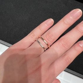 【ティファニー(Tiffany & Co.)の口コミ】 ティファニーのダイヤモンド指輪は世界的に有名だけど、結婚指輪は少し普…
