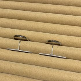 【TRECENTI(トレセンテ)の口コミ】 婚約指輪だけでなく、結婚指輪のダイヤモンドにもこだわっていらっしゃる…