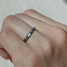【SORA(ソラ)の口コミ】 カラーが入れられるジルコニウムの指輪。サイトで見たイメージそのままで…