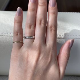 【ラザール ダイヤモンド(LAZARE DIAMOND)の口コミ】 安心できるブランド。メレダイヤと思えないほどキラキラしていて美しいで…