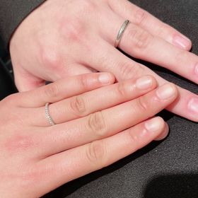 【ティファニー(Tiffany & Co.)の口コミ】 私はデザイン性のあるタイプよりもストレートタイプ、ダイヤを入れるなら…