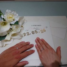 【アイプリモ(I-PRIMO)の口コミ】 キラキラしすぎない、おしゃれでペア感のある指輪を探していました。当初…