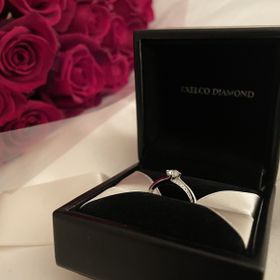 【エクセルコダイヤモンド(EXELCO DIAMOND)の口コミ】 デザインが良かったから。ダイヤが浮いているデザインで他では見ないよう…