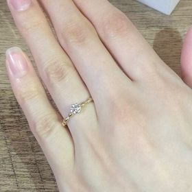 【MACHERIE(マシェリ)の口コミ】 パーソナルカラーが秋なのでイエローゴールドでデザイン性のある指輪が欲…