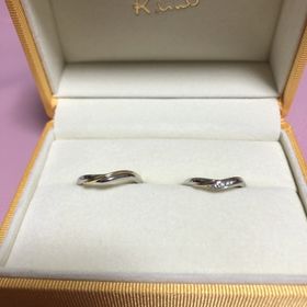 【ケイウノ ブライダル(K.UNO BRIDAL)の口コミ】 結婚指輪を探しているときに、プラチナとゴールドやプラチナとピンクゴー…