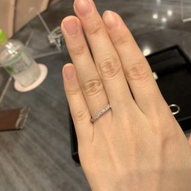 【ケイウノ ブライダル(K.UNO BRIDAL)の口コミ】 ハーフエタニティでミル打ちを探している方にはおすすめだと思います！と…