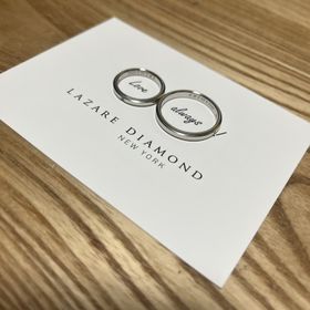 【ラザール ダイヤモンド(LAZARE DIAMOND)の口コミ】 シンプルなデザインから派手なデザインまで色々あり、結婚指輪は生涯身に…
