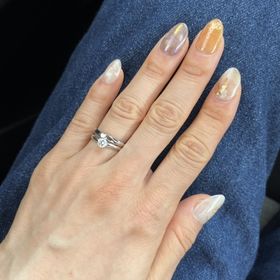 【GARNI(ガルニ)の口コミ】 BlessRingMプラチナにしました。おしゃれなカットがあり他とかぶらないデ…