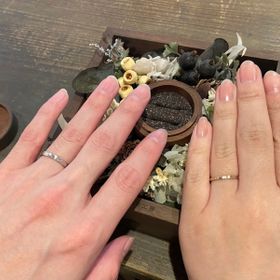 【鎌倉彫金工房の口コミ】 パートナーが自分達で作った指輪を付ける事に憧れていたため指輪を作れる…