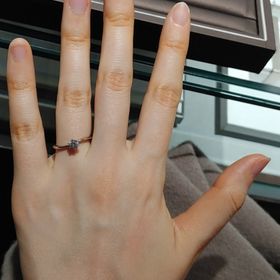 【アイプリモ(I-PRIMO)の口コミ】 デザインは一粒ダイヤのものに憧れがあったので。ポルックスは、ふたご座…