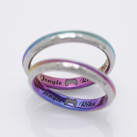 【SORA(ソラ)の口コミ】 広告で見たグラデーションが綺麗な指輪を見て、こんな指輪もいいなぁと思…