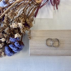 【atelier CraM(アトリエ クラム)の口コミ】 自分たちの好みのデザイン、色味、形をオーダーしました。とても可愛いお…