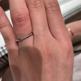 【ティファニー(Tiffany & Co.)の口コミ】 ティファニーの指輪はとても着け心地がよく、つけている感覚の無いような…