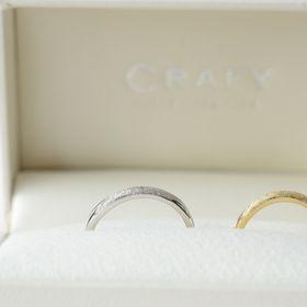 【CRAFY(クラフィ)の口コミ】 結婚指輪は2人で手作りしたいと決めていました。スタッフさんも手伝って下…