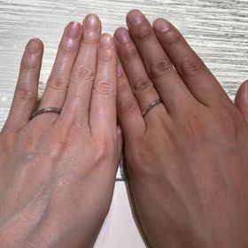 【TRECENTI(トレセンテ)の口コミ】 シンプルで普段使いしやすいデザインをおすすめして頂きました。ダイヤモ…