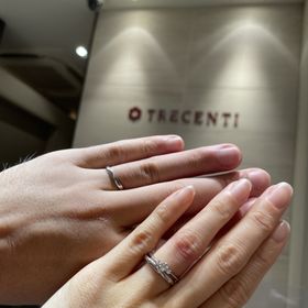 【TRECENTI(トレセンテ)の口コミ】 私たちの希望を軸にデザインの説明やダイヤモンドの比較など、予算内に収…