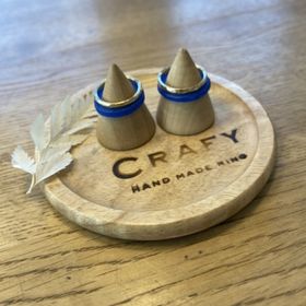 【CRAFY(クラフィ)の口コミ】 槌目、ブラウンゴールドの指輪がいいなと思っておりなかなか店頭には自分…