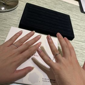 【TRECENTI(トレセンテ)の口コミ】 ストレートでダイヤが多く入っているデザインがよかったのでデザインには…