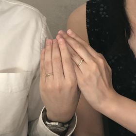 【アイプリモ(I-PRIMO)の口コミ】 婚約指輪は、対であるプラウだったので結婚指輪はノクターナルと決めてい…