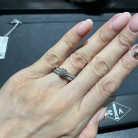 【ヴァン クリーフ＆アーペル(Van Cleef & Arpels)の口コミ】 フルエタニティリングでダイヤモンドがキラッキラでした！フルエタニティ…