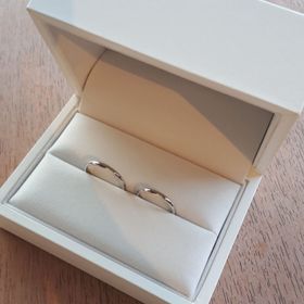 【ギンザタナカブライダル(GINZA TANAKA BRIDAL)の口コミ】 結婚指輪はずっとつけているものなので、サビたりしないプラチナにしよう…