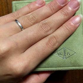 【ヴァン クリーフ＆アーペル(Van Cleef & Arpels)の口コミ】 指の太さがコンプレックスだった私は普段まったく指輪をつけませんでした…