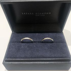 【ラザール ダイヤモンド(LAZARE DIAMOND)の口コミ】 指輪のデザインがすごく可愛かったのと店員さんの説明がわかりやすく丁寧…