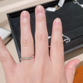 【ティファニー(Tiffany & Co.)の口コミ】 ティファニーのエレサ・ペレッティ　カーブドバンドリング　ダイヤモンド…