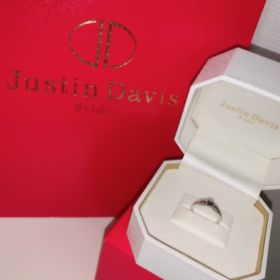 【Justin Davis Bridal(ジャスティンデイビスブライダル)】の口コミ 元々好きなブランドだったので、こちらで購入を検討していたところ、デザイ...