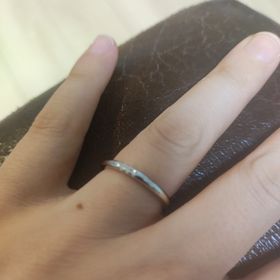 【ティファニー(Tiffany & Co.)の口コミ】 指輪のデザインはシンプルなものを探していて、華やかさもほしかったので…