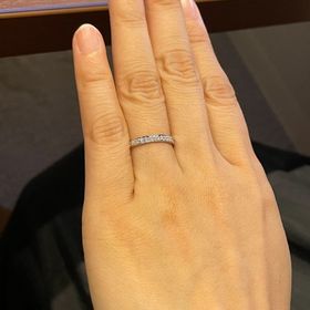 【宝寿堂(ほうじゅどう)の口コミ】 ダイアモンドが入っているの半分はプラチナをU型として引っかかりを減らし…