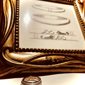 【ケイウノ ブライダル(K.UNO BRIDAL)の口コミ】 自分たちだけのものが欲しいと思っていて、お好みでオーダーできたのが決…