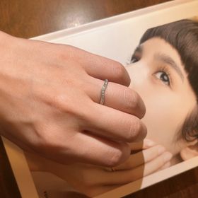 【EITO(エイト)の口コミ】 色々な指輪を試着させていただきましたが、Withはダイヤの輝きが儚く綺麗…