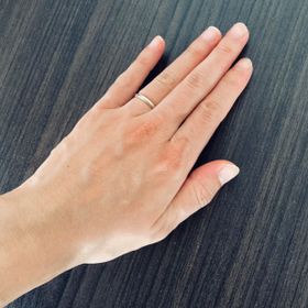 【アイプリモ(I-PRIMO)の口コミ】 結婚指輪を探していた当初は、シンプルな細身のシルバーリングにしよう！…