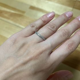 【ティファニー(Tiffany & Co.)の口コミ】 Tiffany&Coの結婚指輪の中から選びたいと最初から決めていたので、事…