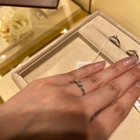 【ギンザタナカブライダル(GINZA TANAKA BRIDAL)】の口コミ 指輪のデザインにもよりますが、概ね0.18カラットからダイヤモンドを選...