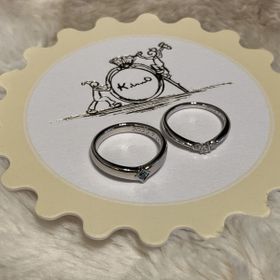 【ケイウノ ブライダル(K.UNO BRIDAL)の口コミ】 派手すぎずシンプル過ぎず、長く付けられそうなデザインで、気に入りまし…